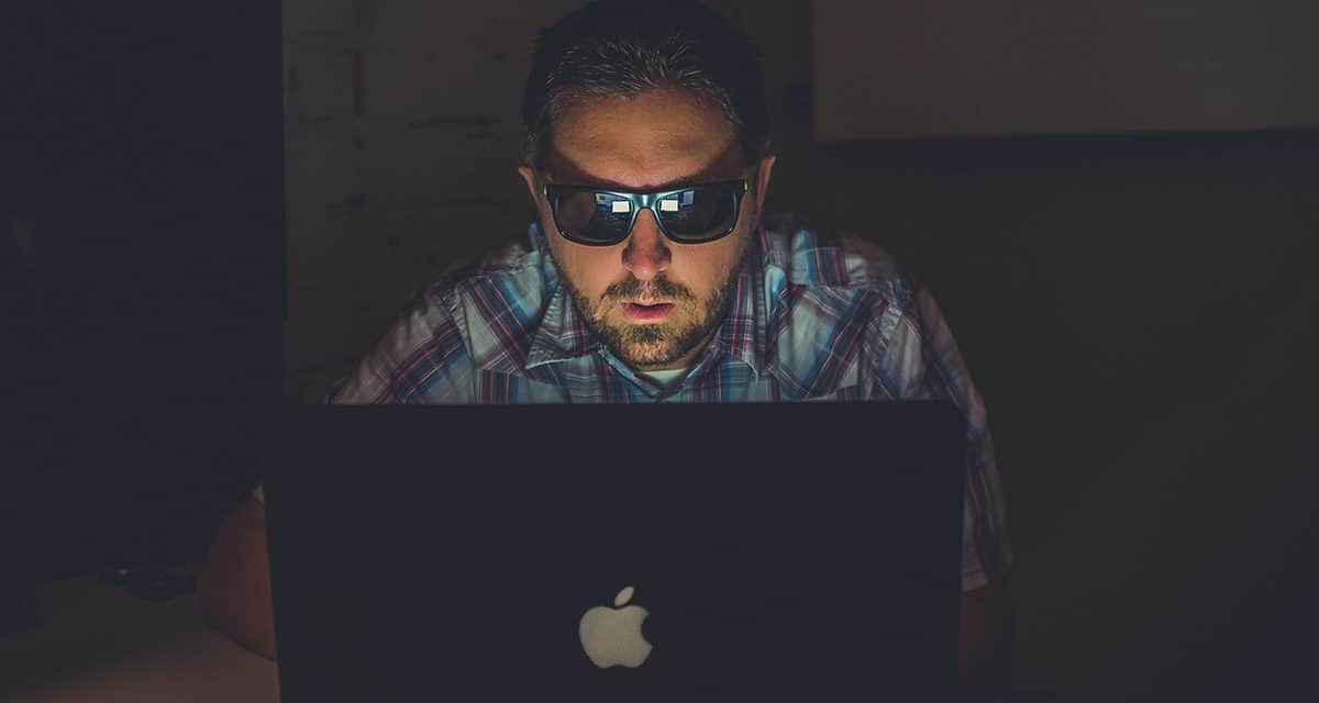 Man on laptop