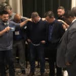 Praying over church planters