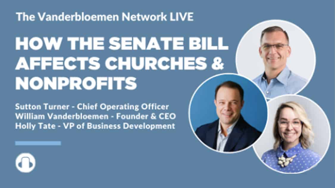 How the Senate Bill Affects Churches and Nonprofits