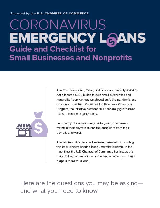 US Chamber of Commerce-COVID Emergency Loan Guide
