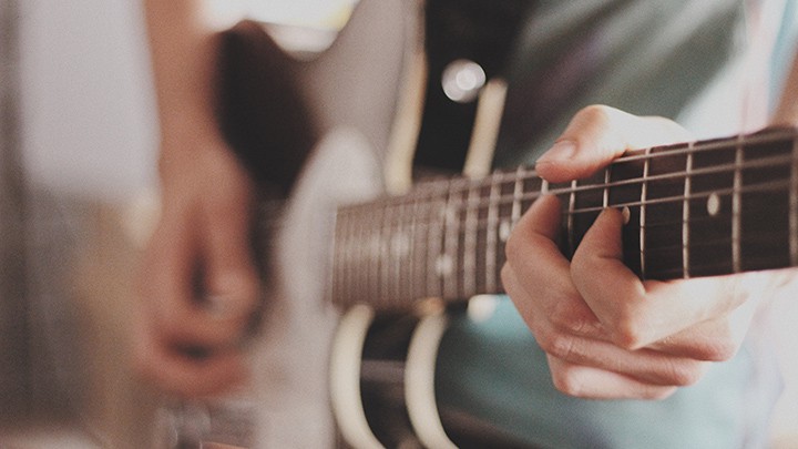 Man playing guitar