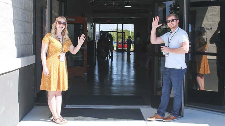 Church greeters