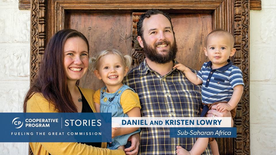 Daniel and Kristen Lowry with their toddler son daughter
