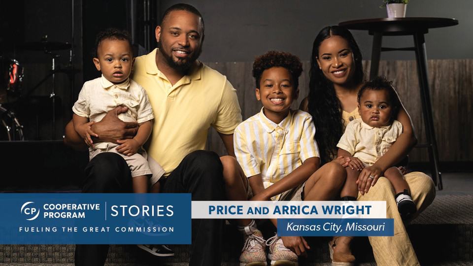 Church planter Price and Arrica Wright and their 3 young children