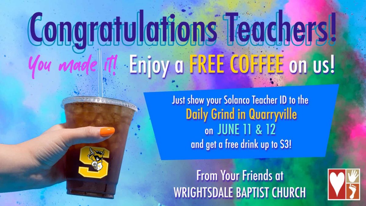 Wrightsdale Free Coffee ad