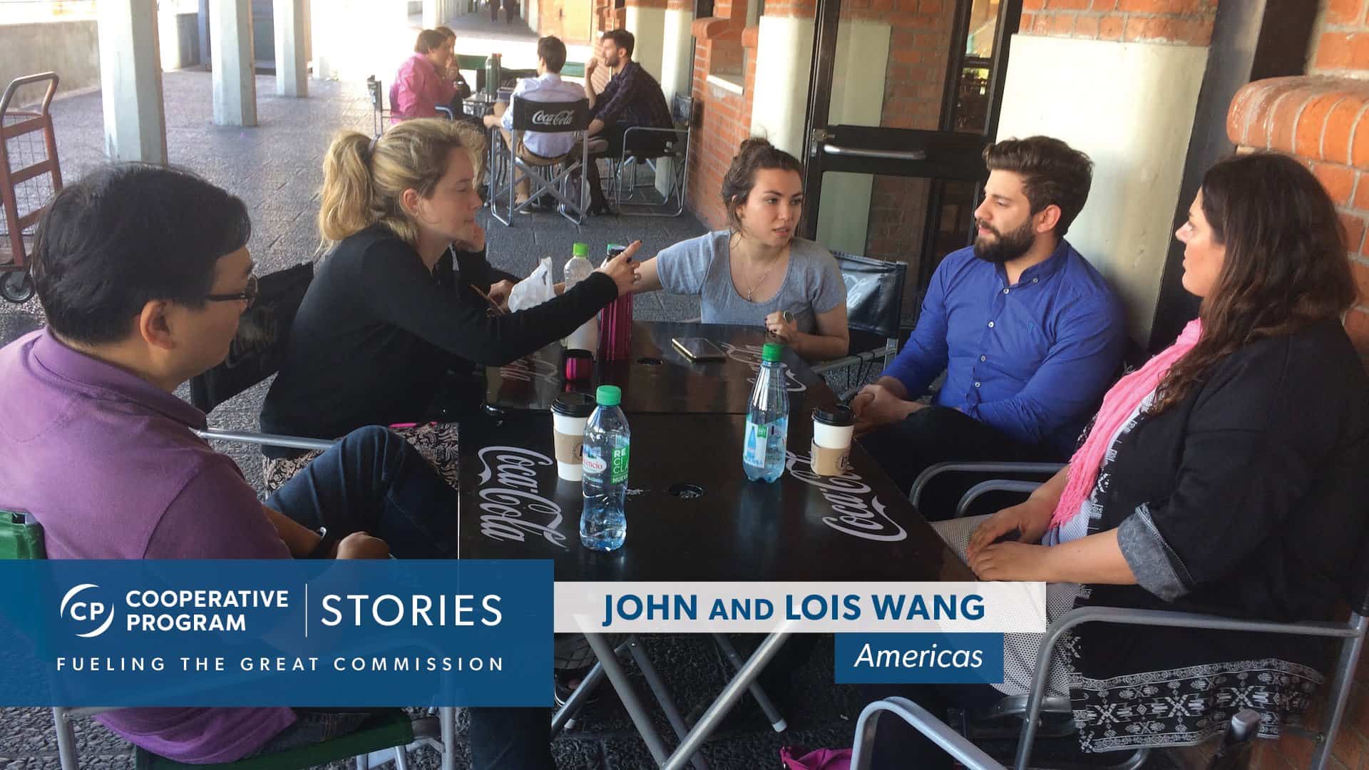 John and Lois Wang and friends