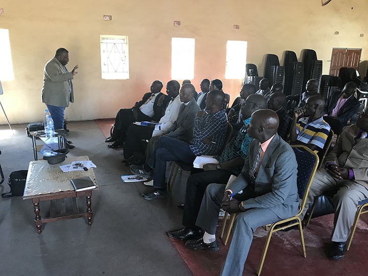Pastor Ricky Wilson teaches in Zambia