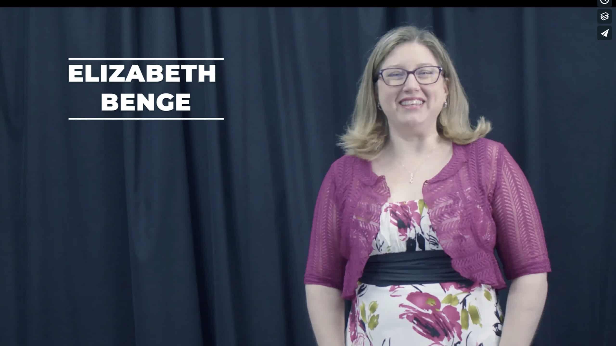 Elizabeth Benge video