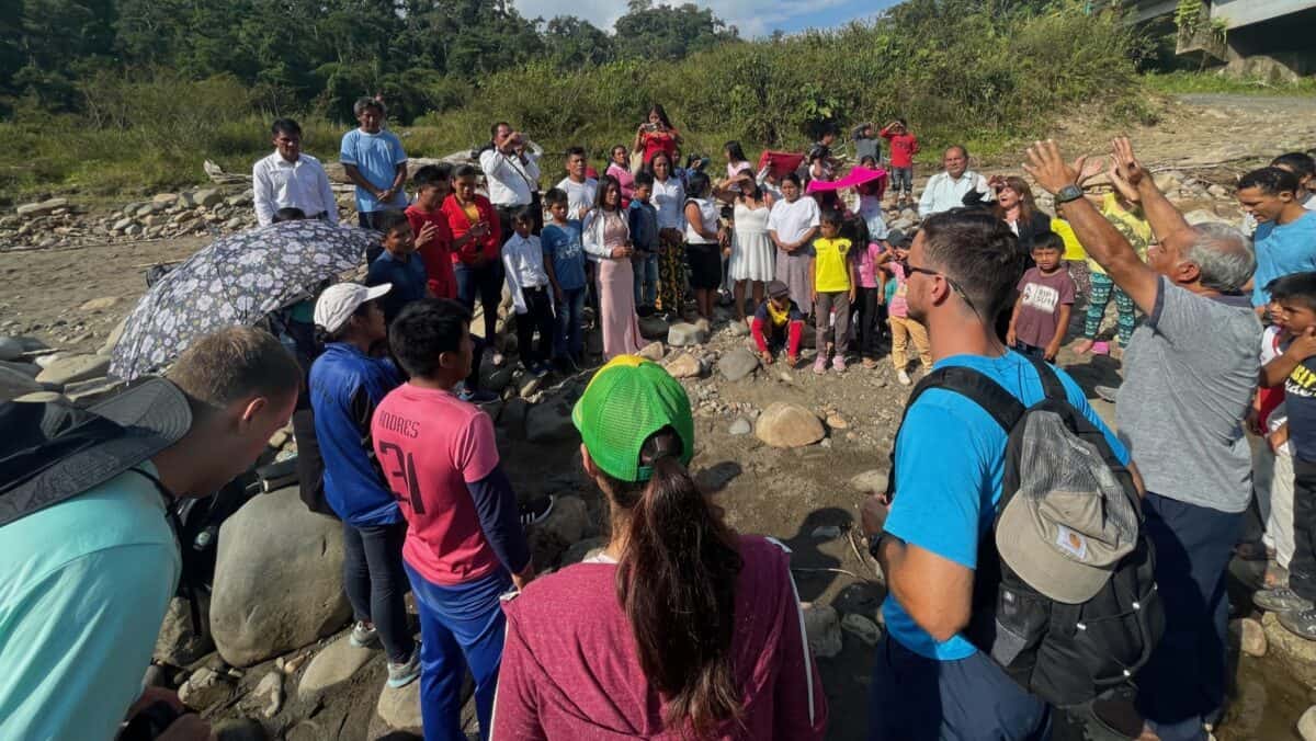 Members of Ecuador’s Huaorani community participate in a D-Life Boot Camp. Photo courtesy of NorthPark Baptist Church