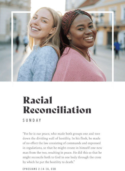 Racial Reconciliation bulletin