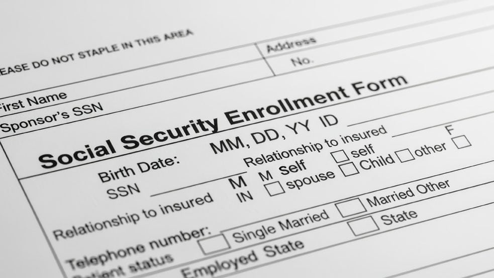 Social Security Enrollment Form